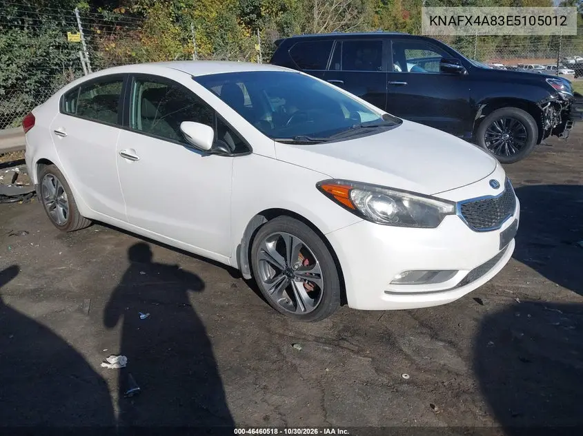 KIA FORTE 2014, VIN KNAFX4A83E5105012