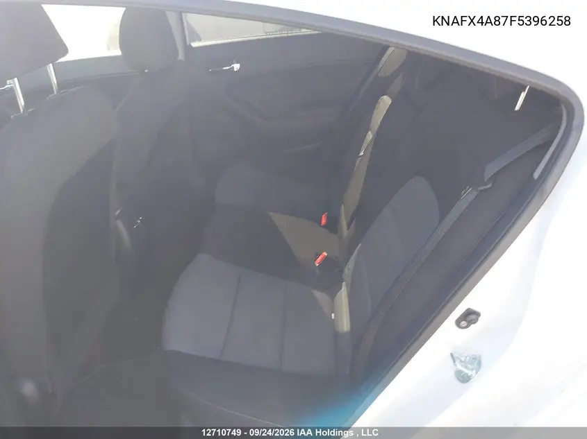 2015 KIA FORTE VIN KNAFX4A87F5396258 — фото 8