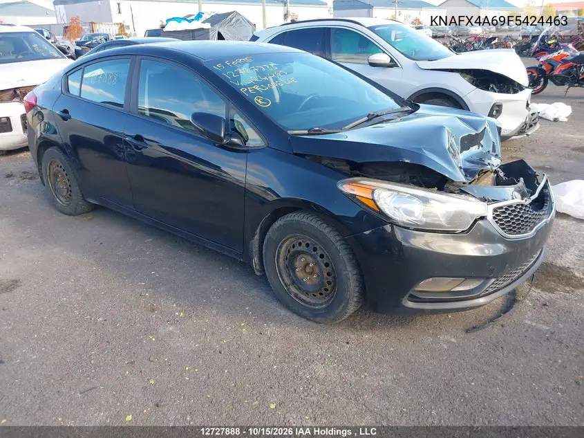 KIA FORTE 2015, VIN KNAFX4A69F5424463