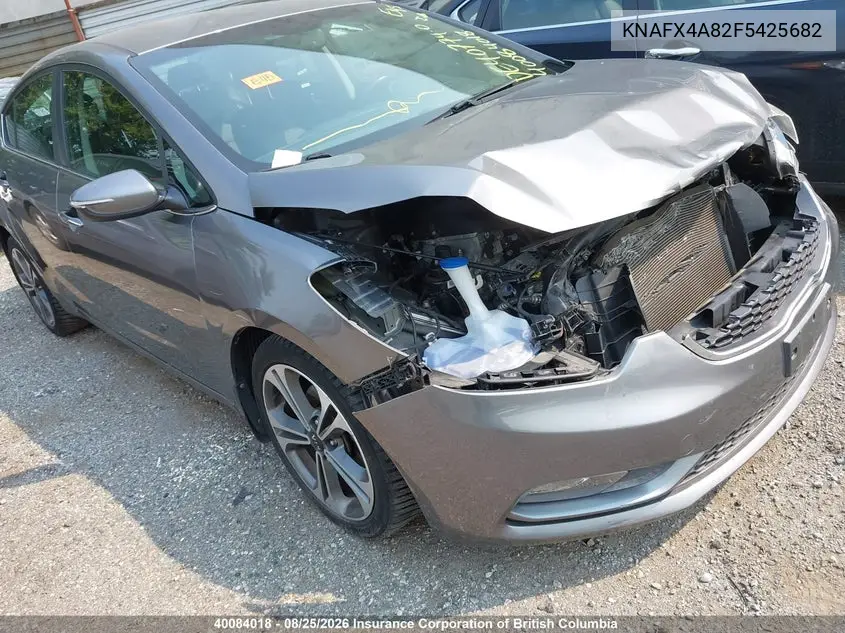 KIA FORTE 2015, VIN KNAFX4A82F5425682