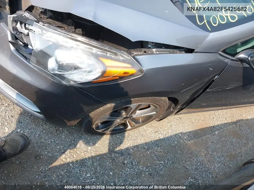 2015 KIA FORTE VIN KNAFX4A82F5425682 — фото 2