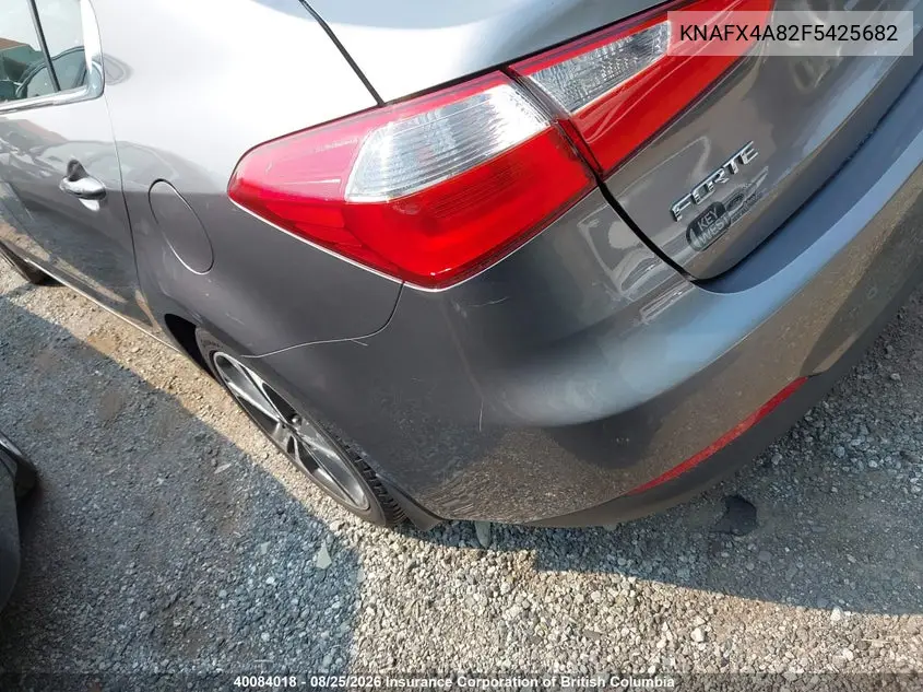 2015 KIA FORTE VIN KNAFX4A82F5425682 — фото 3