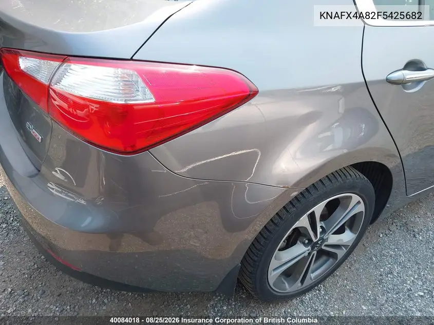 2015 KIA FORTE VIN KNAFX4A82F5425682 — фото 4