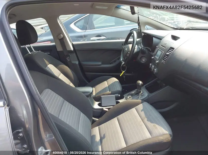 2015 KIA FORTE VIN KNAFX4A82F5425682 — фото 5