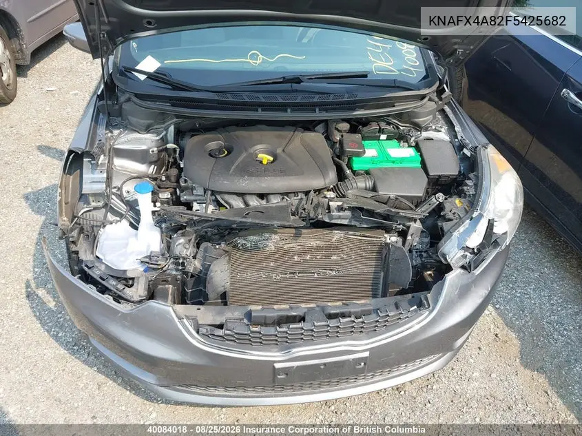 2015 KIA FORTE VIN KNAFX4A82F5425682 — фото 6