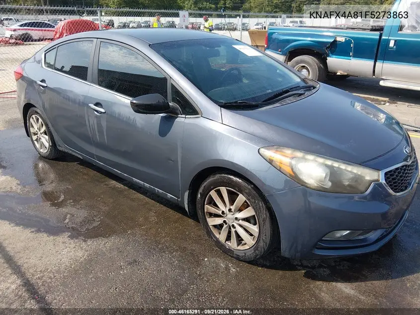 KIA FORTE 2015, VIN KNAFX4A81F5273863