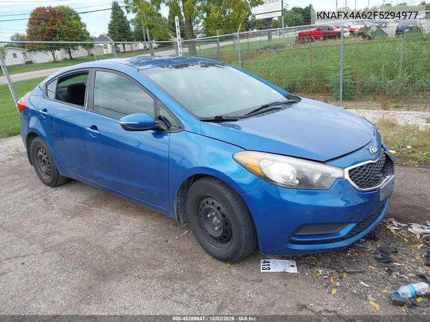 KIA FORTE 2015, VIN KNAFX4A62F5294977