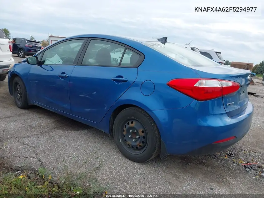 2015 KIA FORTE VIN KNAFX4A62F5294977 — фото 3