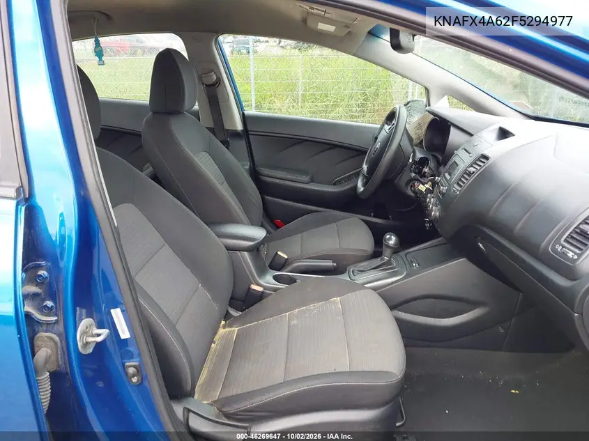 2015 KIA FORTE VIN KNAFX4A62F5294977 — фото 5