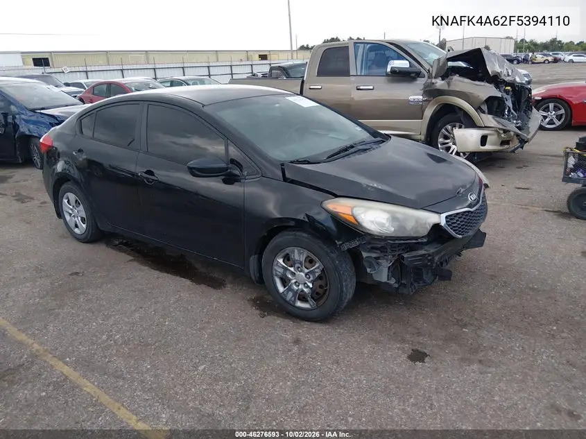 KIA FORTE 2015, VIN KNAFK4A62F5394110