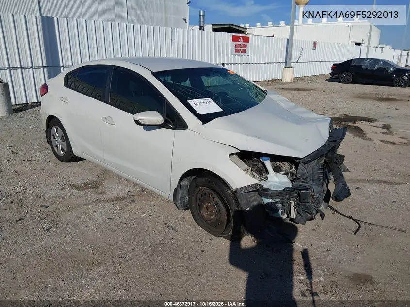 KIA FORTE 2015, VIN KNAFK4A69F5292013