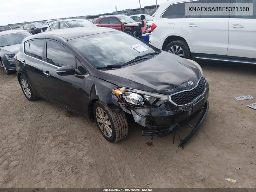 KIA FORTE 2015, VIN KNAFX5A88F5321560
