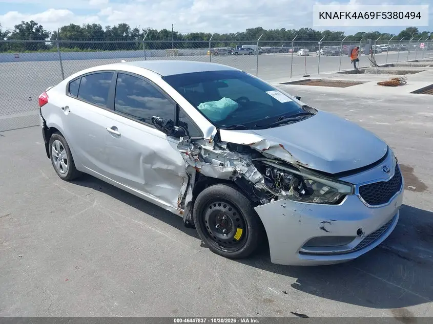 KIA FORTE 2015, VIN KNAFK4A69F5380494