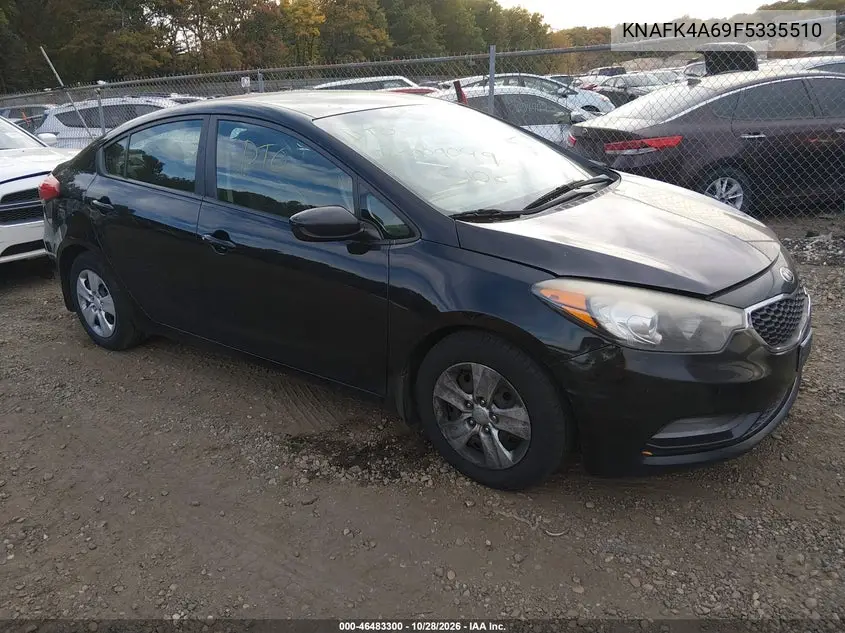 KIA FORTE 2015, VIN KNAFK4A69F5335510