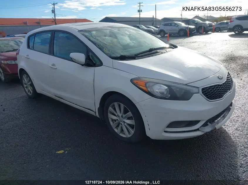 KIA FORTE 2016, VIN KNAFK5A83G5656273