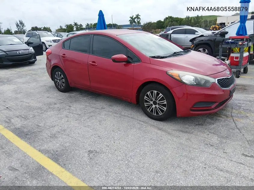 KIA FORTE 2016, VIN KNAFK4A68G5558879