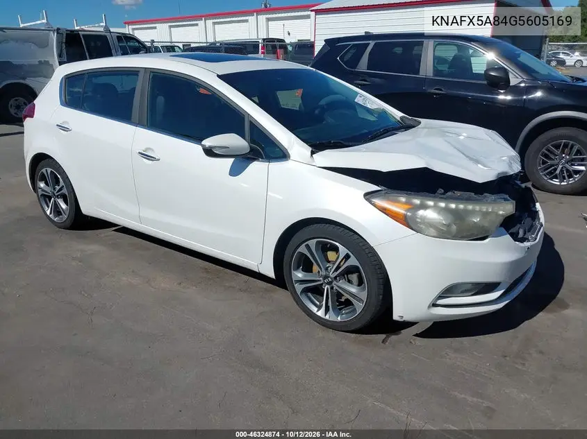 KIA FORTE 2016, VIN KNAFX5A84G5605169
