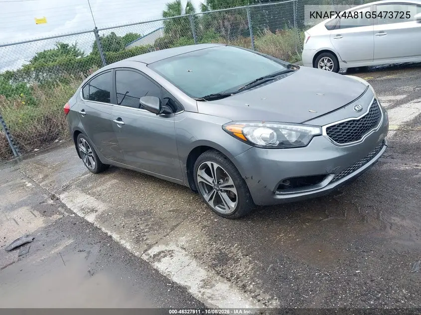 KIA FORTE 2016, VIN KNAFX4A81G5473725