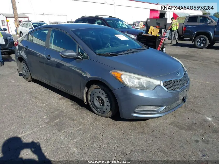 KIA FORTE 2016, VIN KNAFX4A6XG5598284