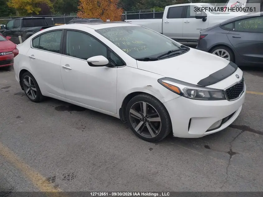KIA FORTE 2017, VIN 3KPFN4A87HE006761