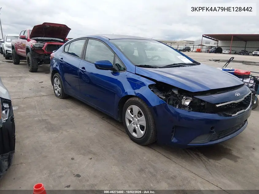 KIA FORTE 2017, VIN 3KPFK4A79HE128442