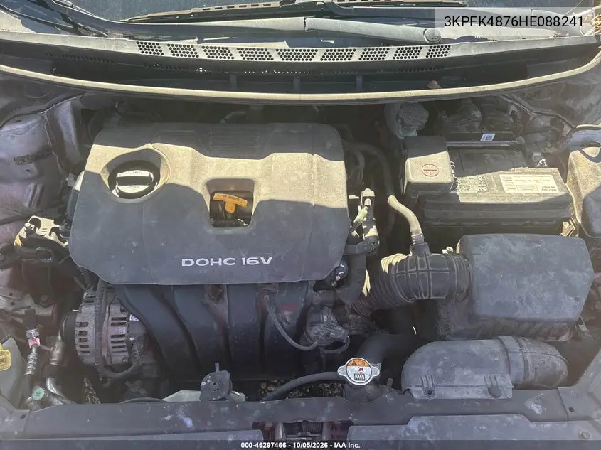 2017 KIA FORTE VIN 3KPFK4876HE088241 — фото 10