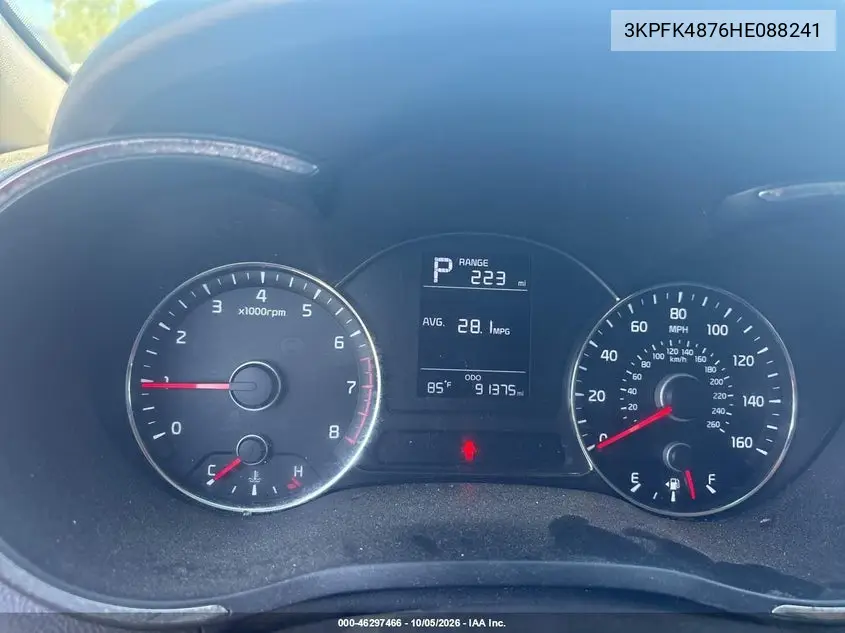 2017 KIA FORTE VIN 3KPFK4876HE088241 — фото 7