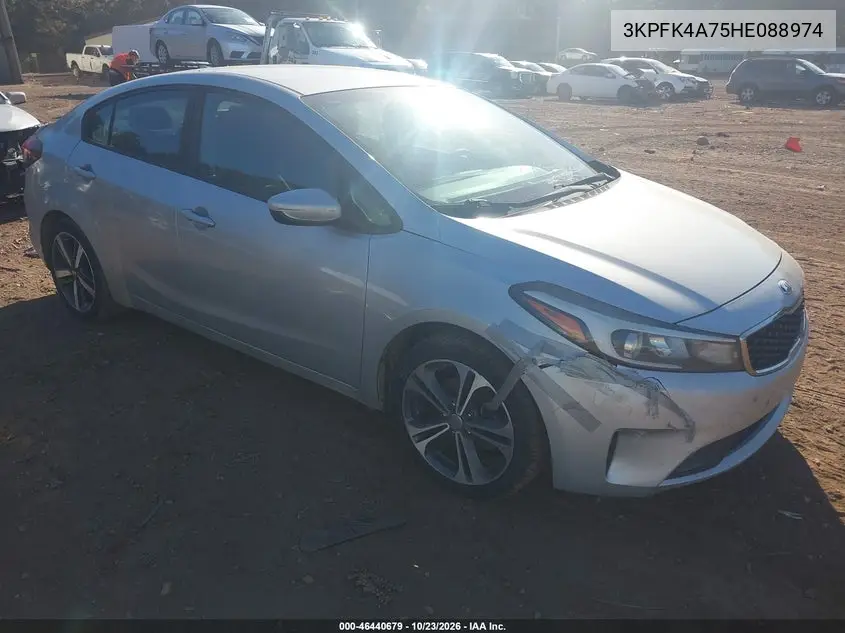 KIA FORTE 2017, VIN 3KPFK4A75HE088974
