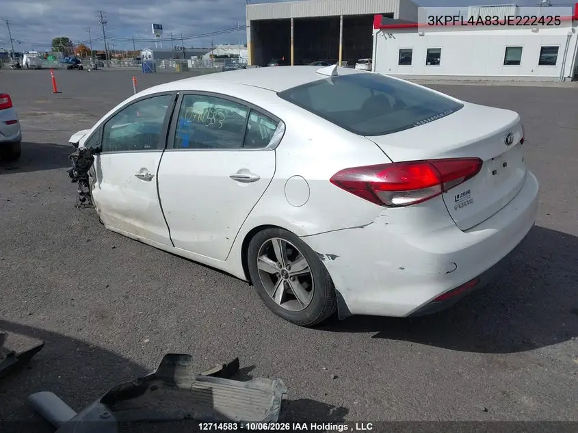 2018 KIA FORTE VIN 3KPFL4A83JE222425 — фото 3