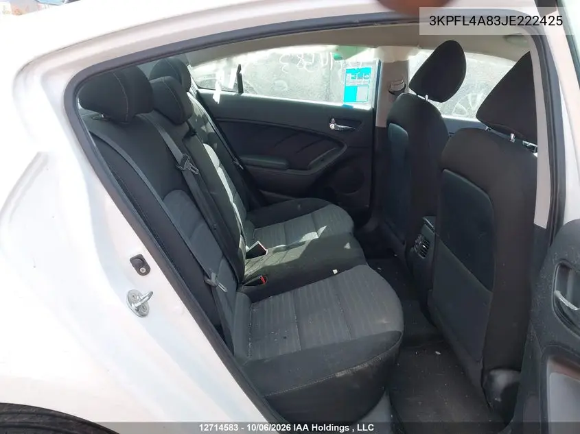 2018 KIA FORTE VIN 3KPFL4A83JE222425 — фото 8