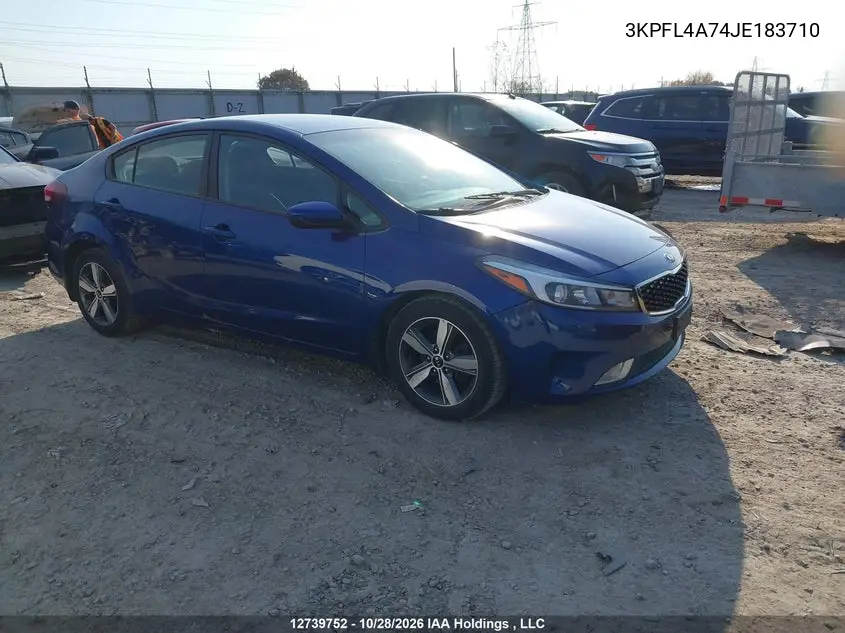 KIA FORTE 2018, VIN 3KPFL4A74JE183710