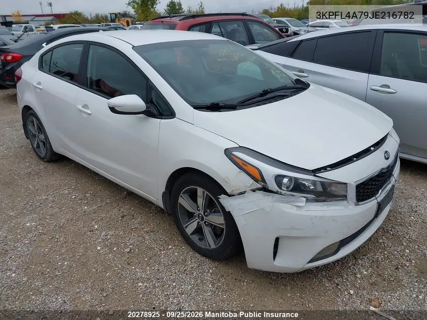 KIA FORTE 2018, VIN 3KPFL4A79JE216782