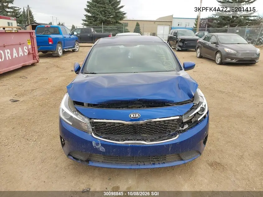 2018 KIA FORTE VIN 3KPFK4A72JE201415 — фото 12