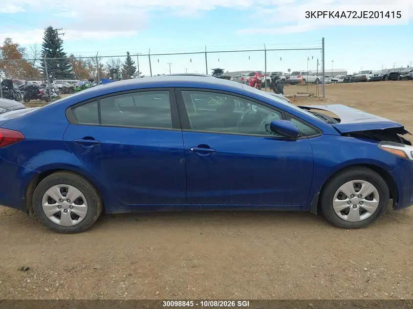 2018 KIA FORTE VIN 3KPFK4A72JE201415 — фото 13