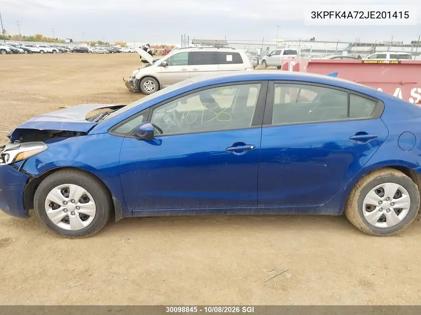 2018 KIA FORTE VIN 3KPFK4A72JE201415 — фото 14