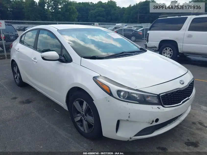 KIA FORTE 2018, VIN 3KPFL4A75JE178936