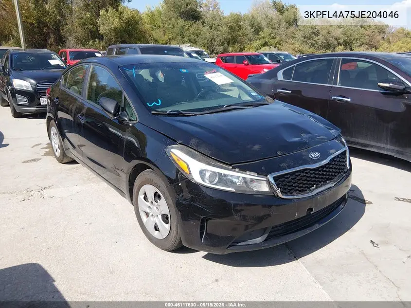 KIA FORTE 2018, VIN 3KPFL4A75JE204046