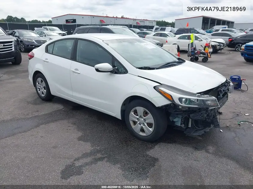 KIA FORTE 2018, VIN 3KPFK4A79JE218969