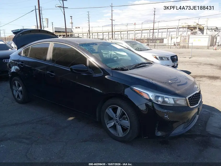 KIA FORTE 2018, VIN 3KPFL4A73JE188431