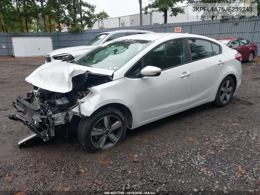 2018 KIA FORTE VIN 3KPFL4A76JE239243 — фото 2