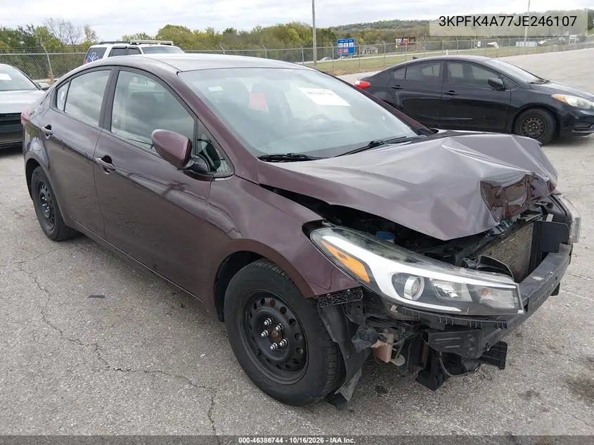 KIA FORTE 2018, VIN 3KPFK4A77JE246107