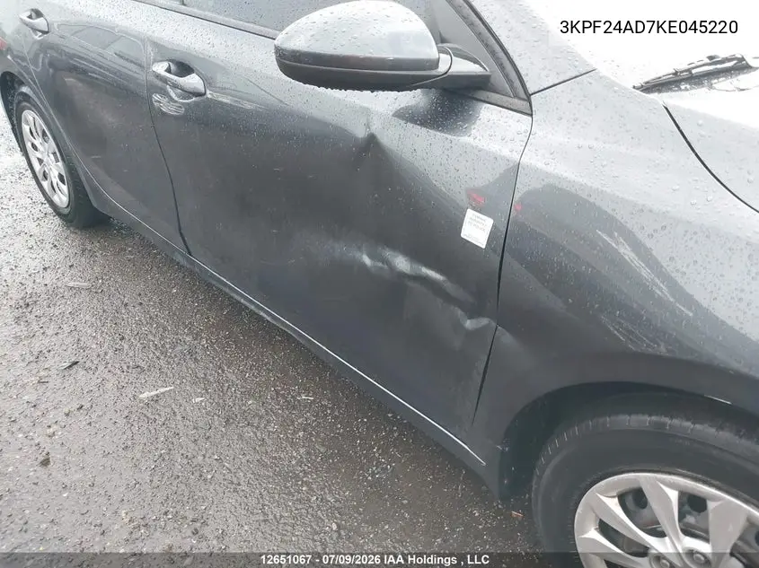 2019 KIA FORTE VIN 3KPF24AD7KE045220 — фото 6