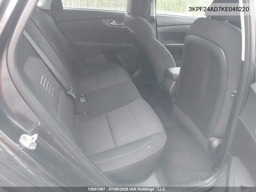 2019 KIA FORTE VIN 3KPF24AD7KE045220 — фото 8