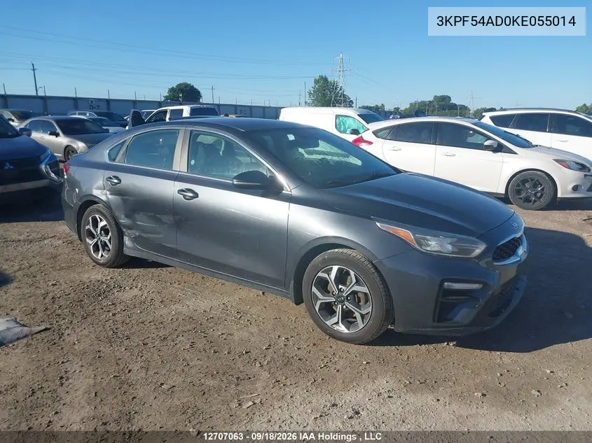 KIA FORTE 2019, VIN 3KPF54AD0KE055014