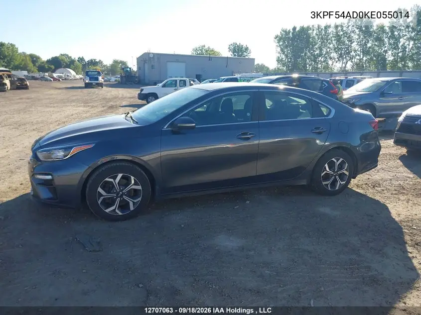 2019 KIA FORTE VIN 3KPF54AD0KE055014 — фото 14