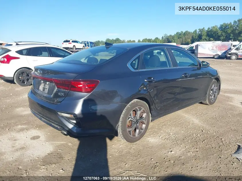 2019 KIA FORTE VIN 3KPF54AD0KE055014 — фото 4
