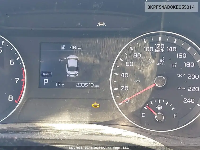 2019 KIA FORTE VIN 3KPF54AD0KE055014 — фото 7