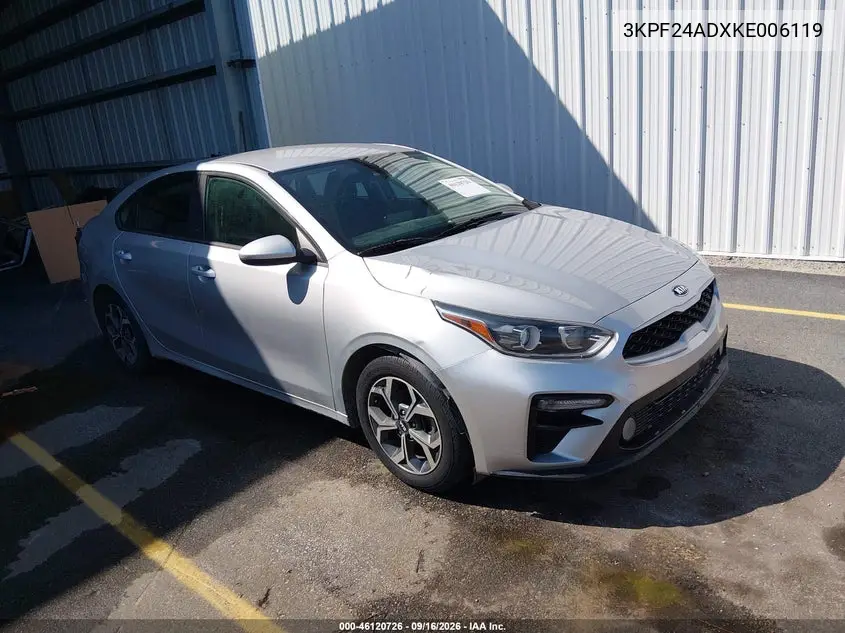 KIA FORTE 2019, VIN 3KPF24ADXKE006119