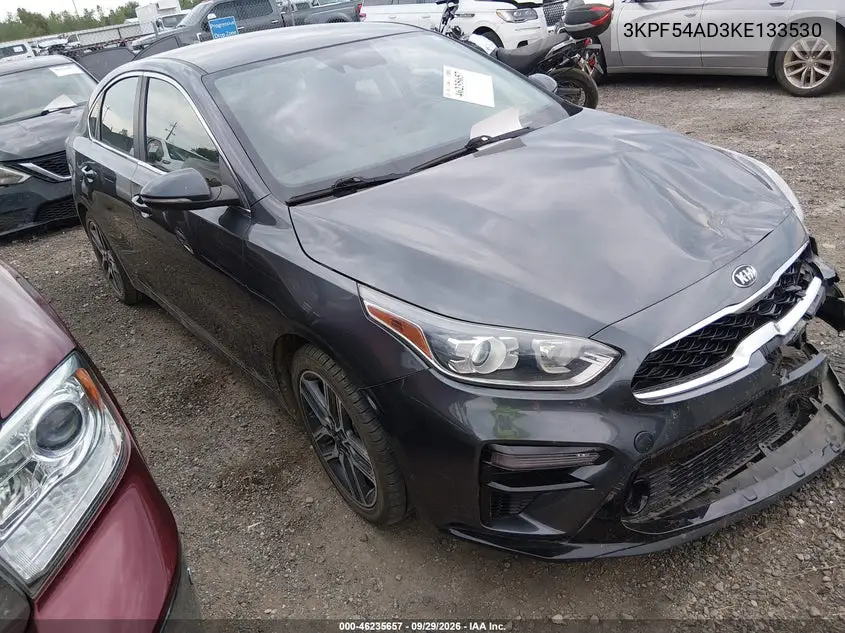 KIA FORTE 2019, VIN 3KPF54AD3KE133530