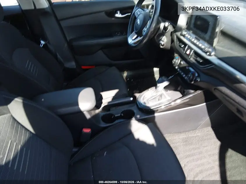 2019 KIA FORTE VIN 3KPF34ADXKE033706 — фото 5